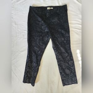 A New Day black floral dress pants